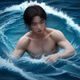 王浩然，内容编辑，男性，年轻，书桌前工作状态